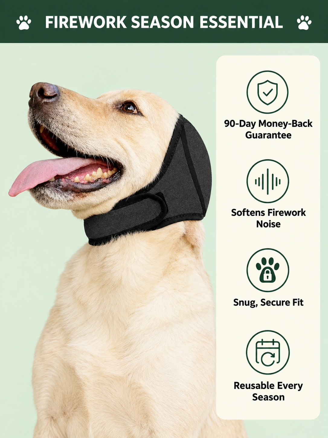 HushPup Calming Ear Wrap